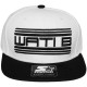 Casquette Snapback Wati B x Starter - Wati B Logo - White/Black