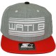 Casquette Snapback Wati B x Starter - Wati B Logo - Grey/Red