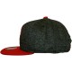 Casquette Snapback Mitchell And Ness - NBA Reverse Wool - Chicago Bulls - Black/Red