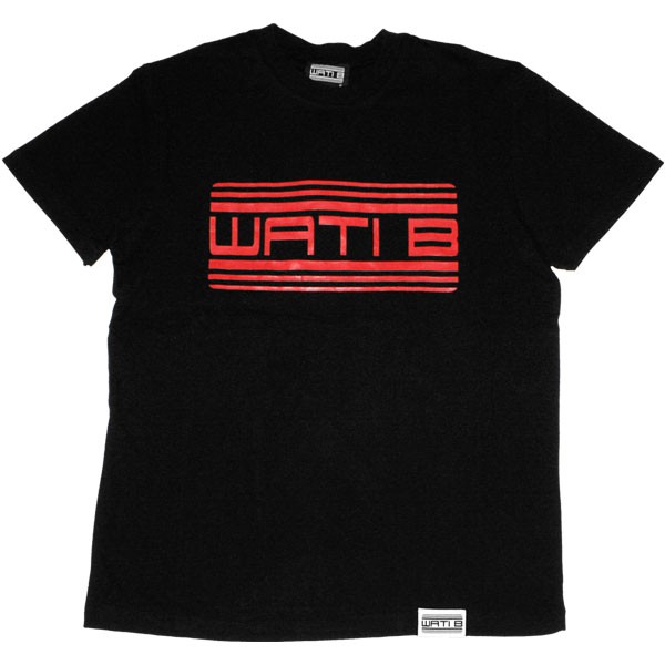 T-shirt Wati B - Wati B Logo Tee - Black/Red